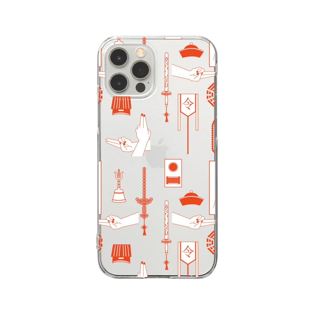 中華呪術堂（チャイナマジックホール）のランダム：殭屍来了！【キョンシーが来るぞ！】 Clear Smartphone Case