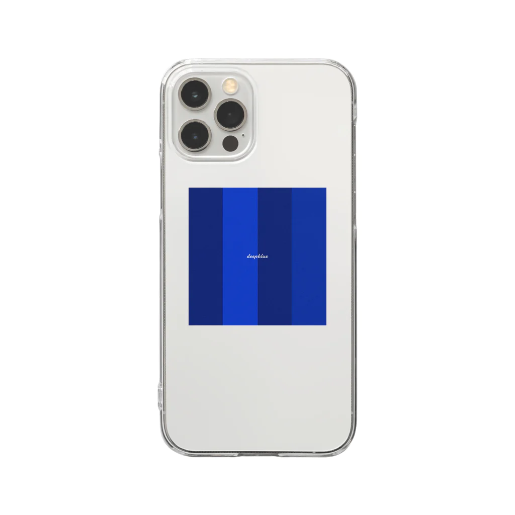 raiden.のdeep blue Clear Smartphone Case