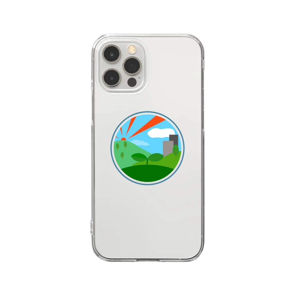 Urban Forest by Singh アーバン・フォレストのThe Planet, iPhone用 Clear Smartphone Case