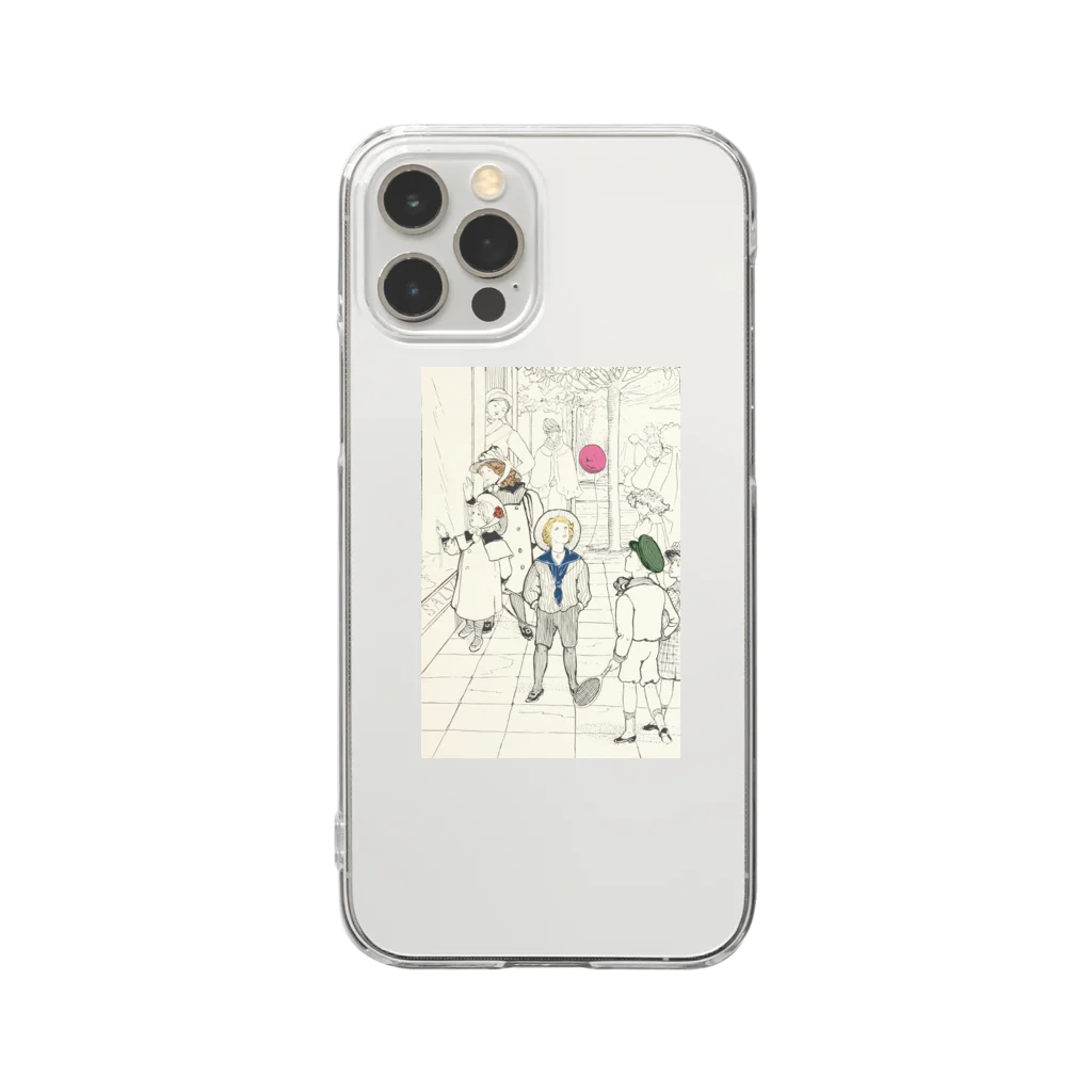 うさぎのVerses for Grannie − A visit to the Paris Clear Smartphone Case