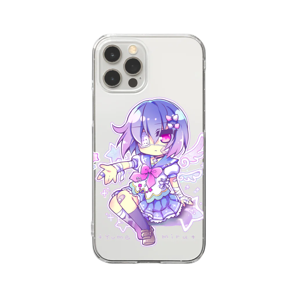 月蝕ざっか店＠SUZURIの<dolls>ユメミル - B Clear Smartphone Case