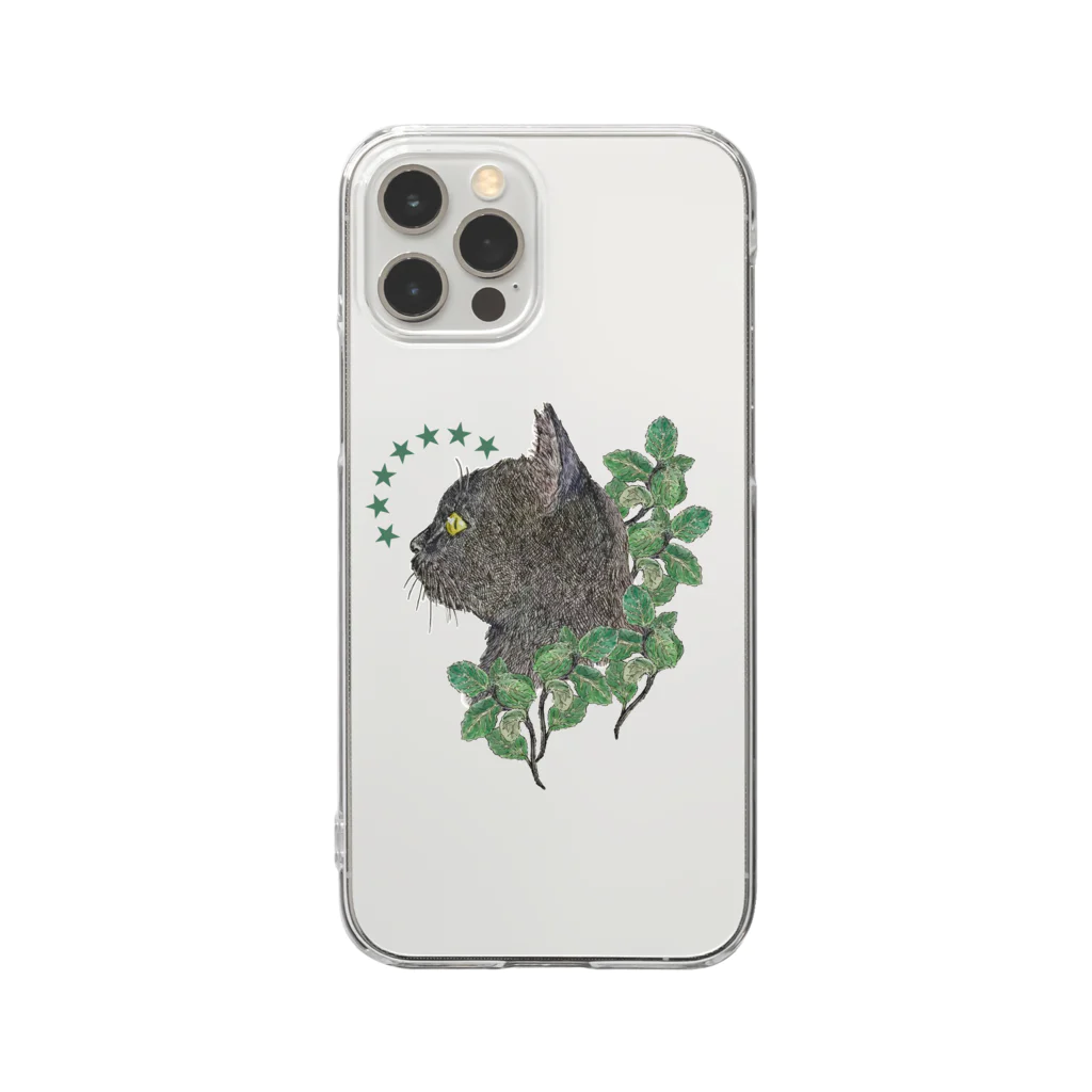 nemunoki paper itemのヴィヴィとミント Clear Smartphone Case