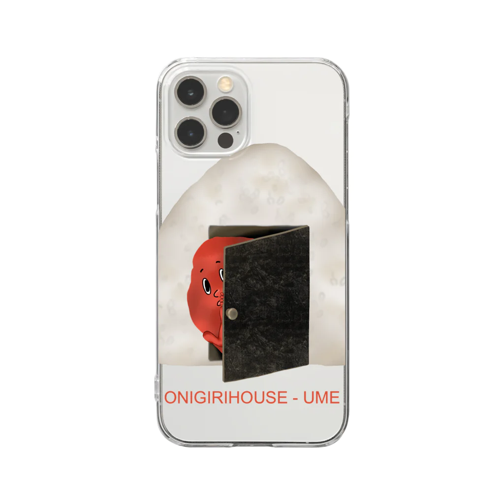 yuccoloのONIGIRIHOUSE Clear Smartphone Case