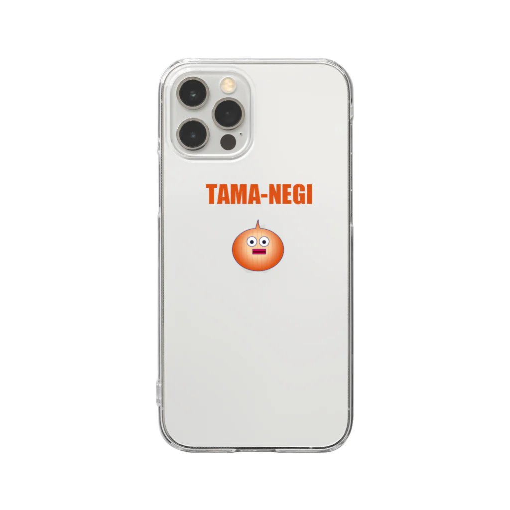 ゲルト三浦のTAMA-NEGI クリアスマホケース