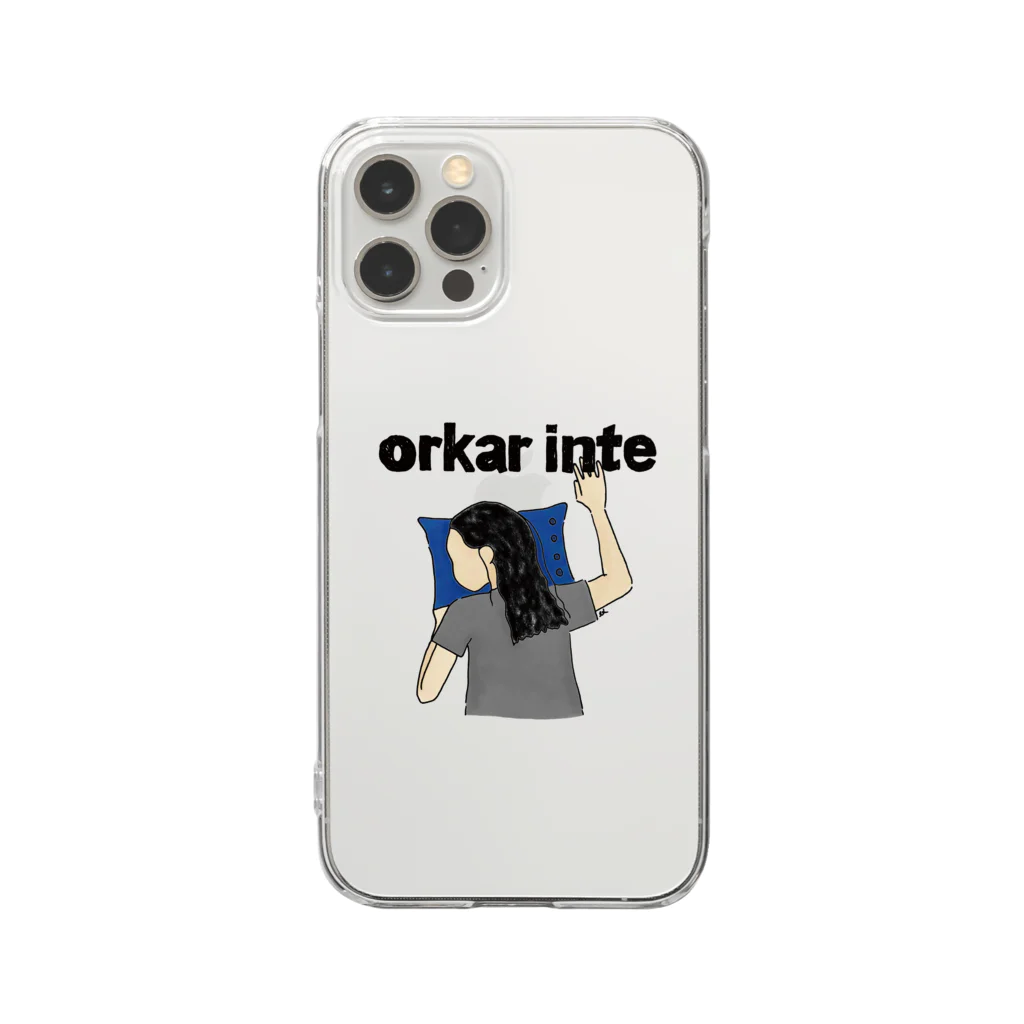 långsvans（ロングスバンス）のorkar inte Clear Smartphone Case