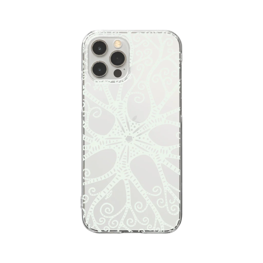 ぼくのすいぞくかん SUZURI店のテヅルモヅルdeepcolor Clear Smartphone Case