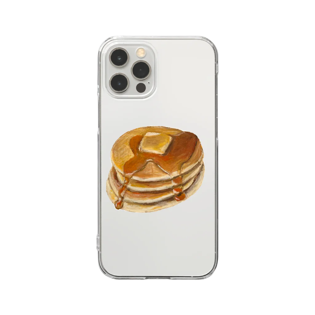 oilpastelhinaのパンケーキ Clear Smartphone Case