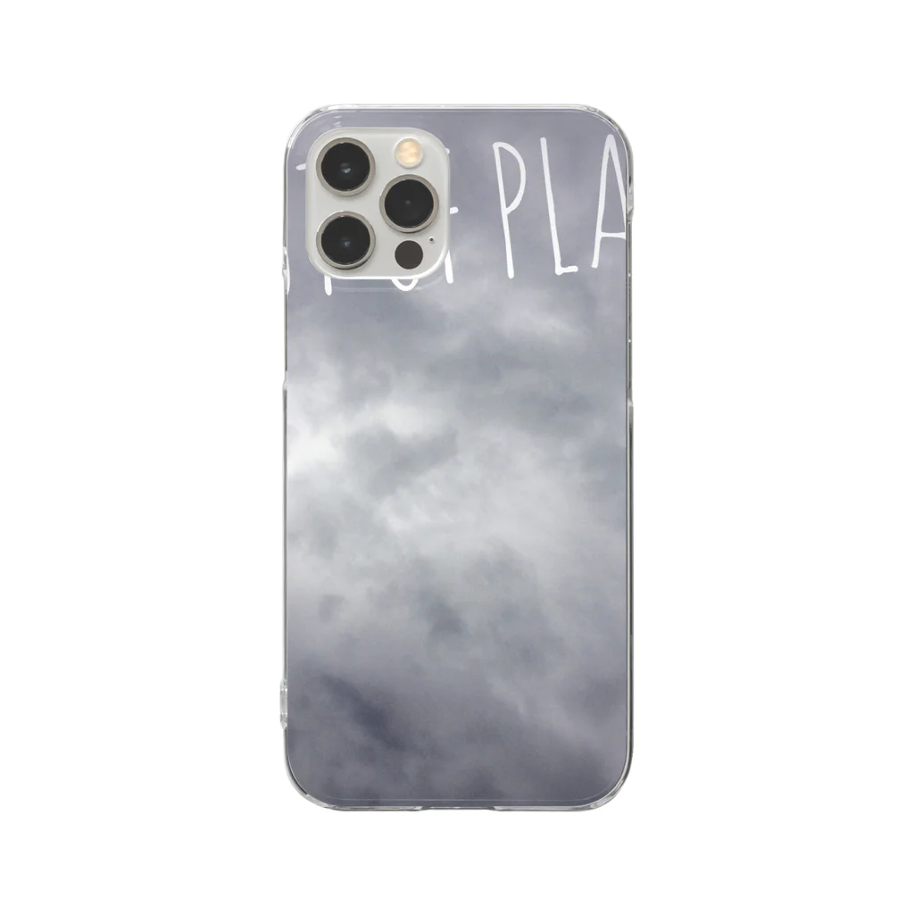 bluebluebeeのOUT OF PLACE Clear Smartphone Case