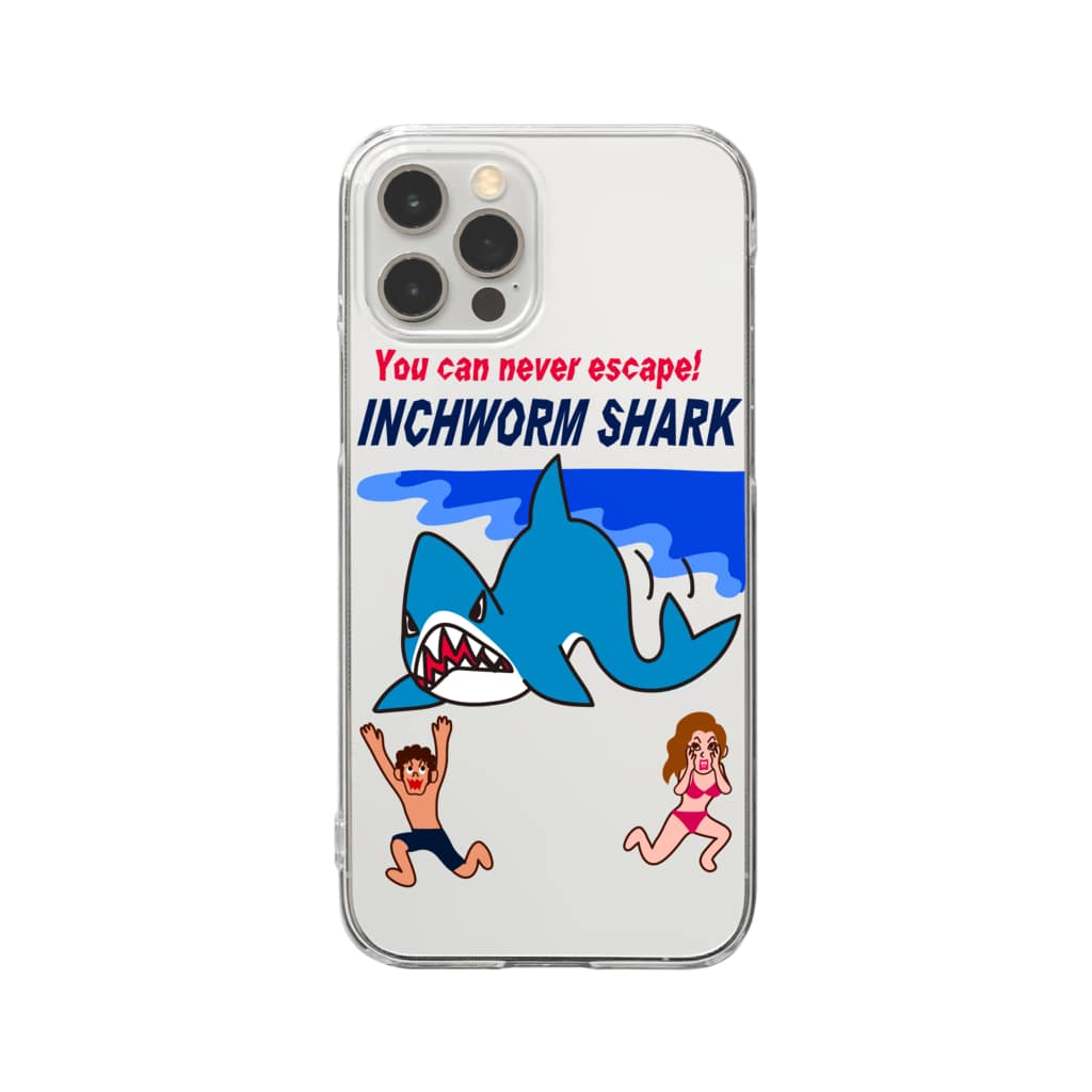 キッズモード某の恐怖！シャクトリシャーク Clear Smartphone Case