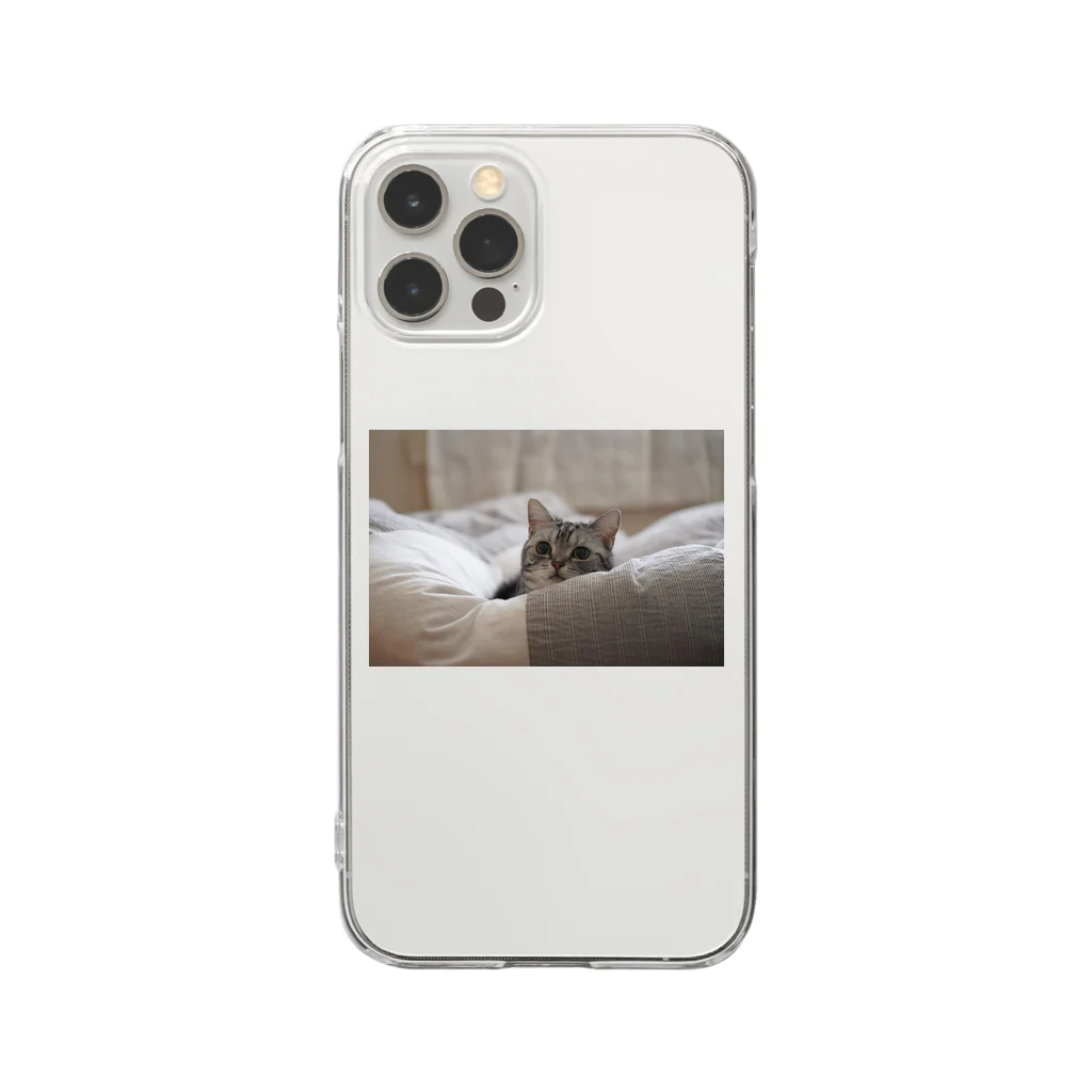 (仮名)のねこのスマホケース Clear Smartphone Case