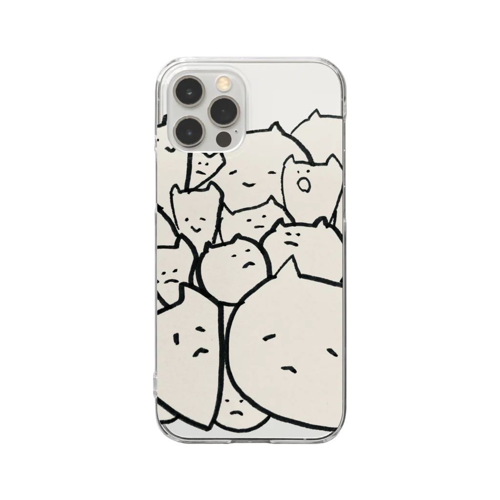 小動物とハイエナの小動物とハイエナ Clear Smartphone Case