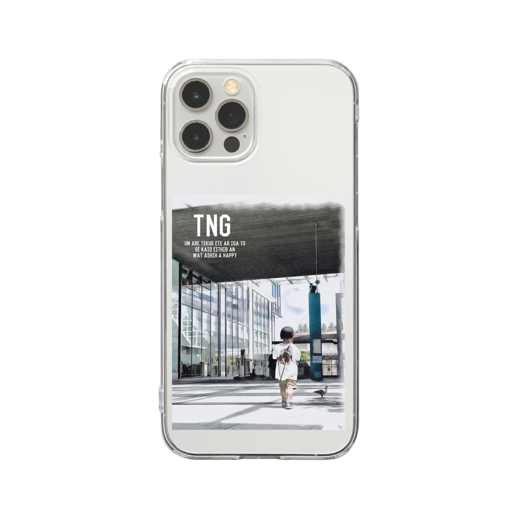 TUNAGIのtunagari LOGO Clear Smartphone Case