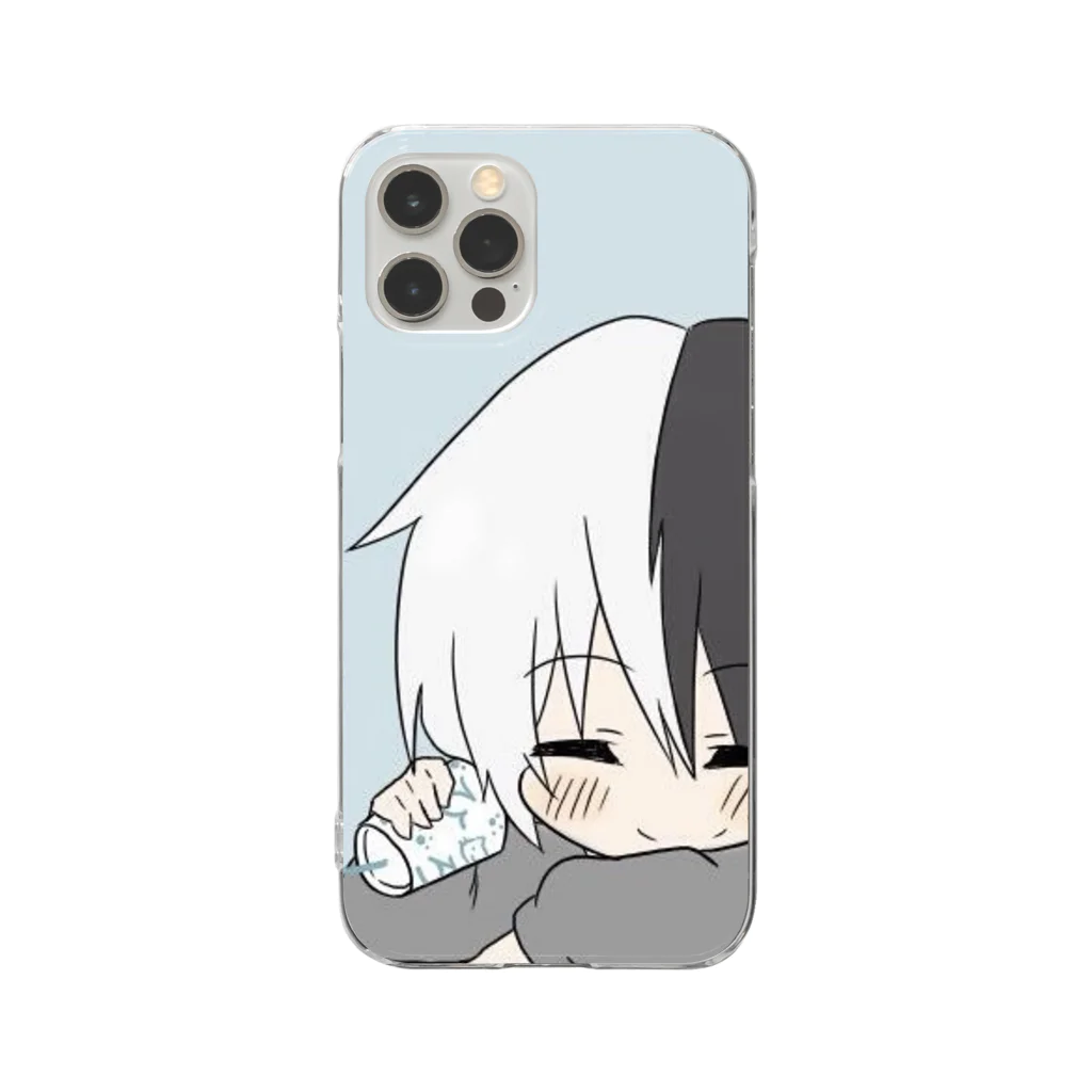 ひろろまるのまったりひろろまる Clear Smartphone Case