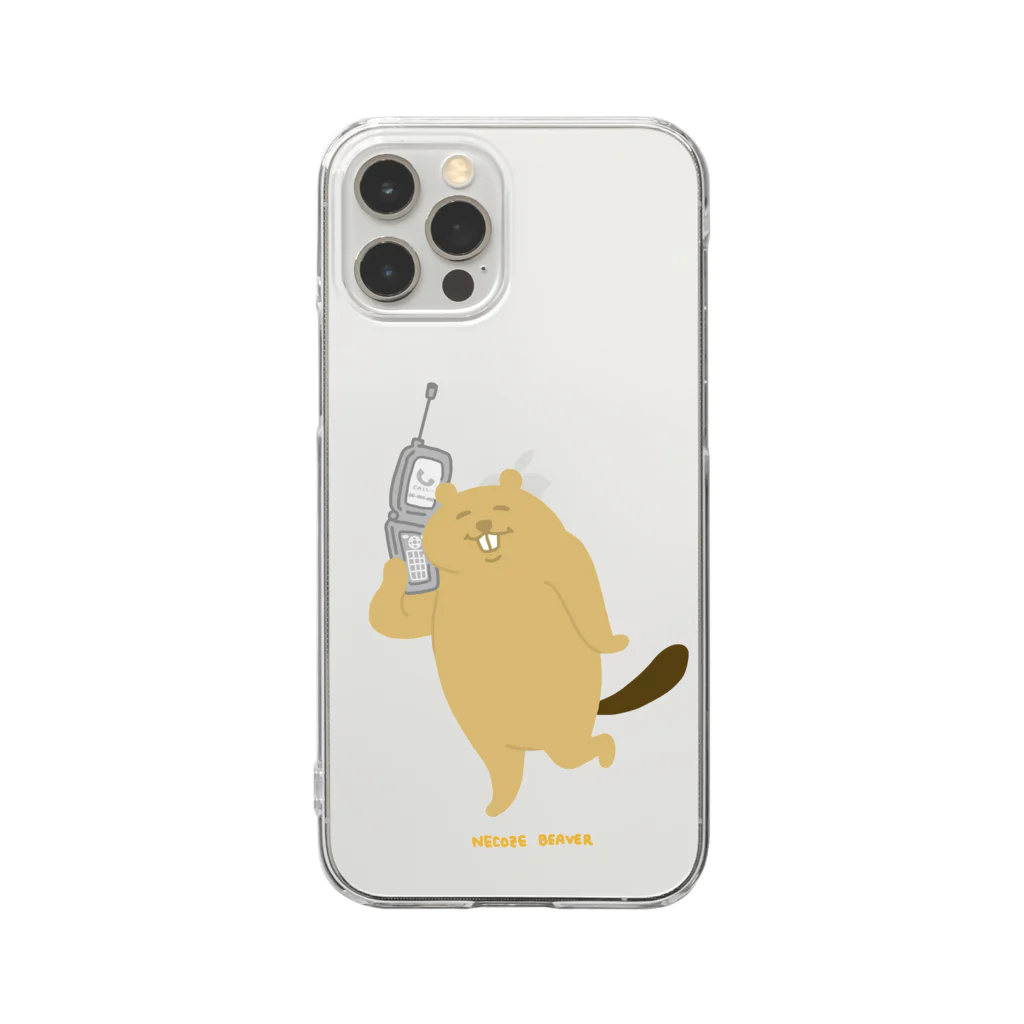 viva's SHOPのねこぜびーばー Clear Smartphone Case