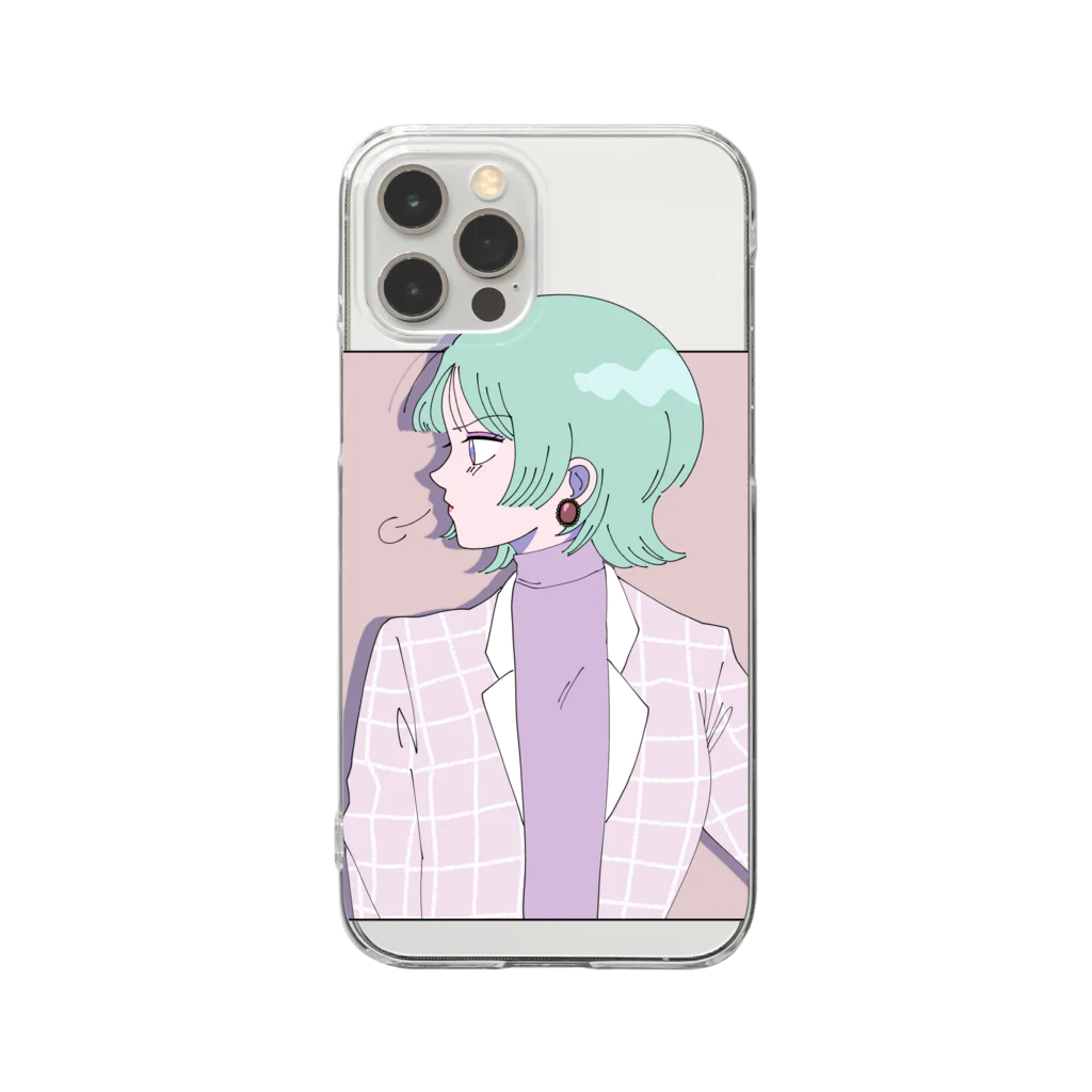 氏の待ち合わせ Clear Smartphone Case