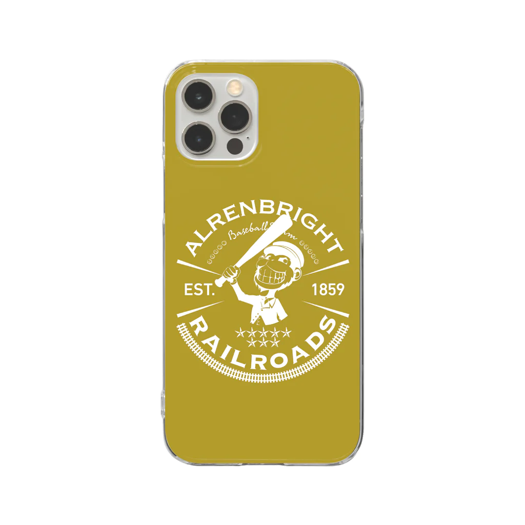 PoooompadoooourのRailroads お猿さんエンブレム 黄色 Clear Smartphone Case