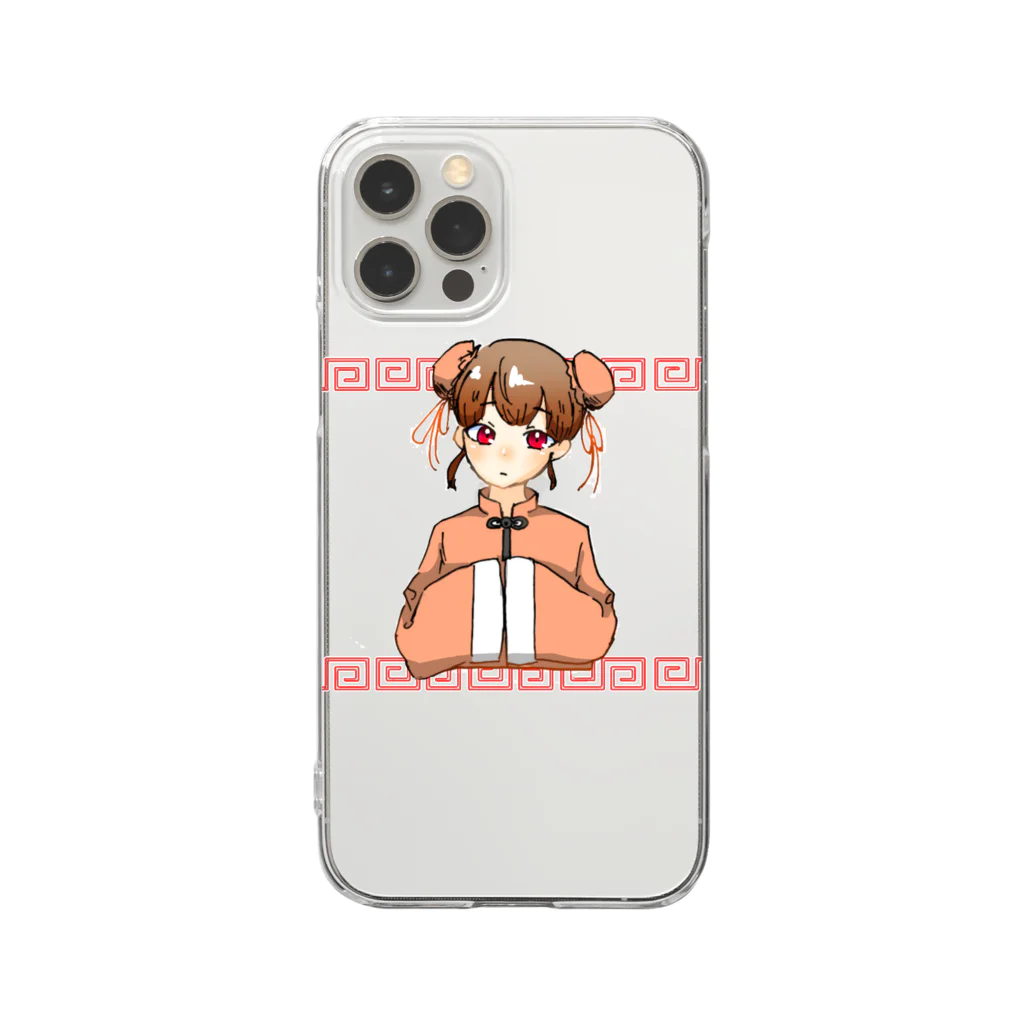 カフェモカのチャイナちゃん Clear Smartphone Case