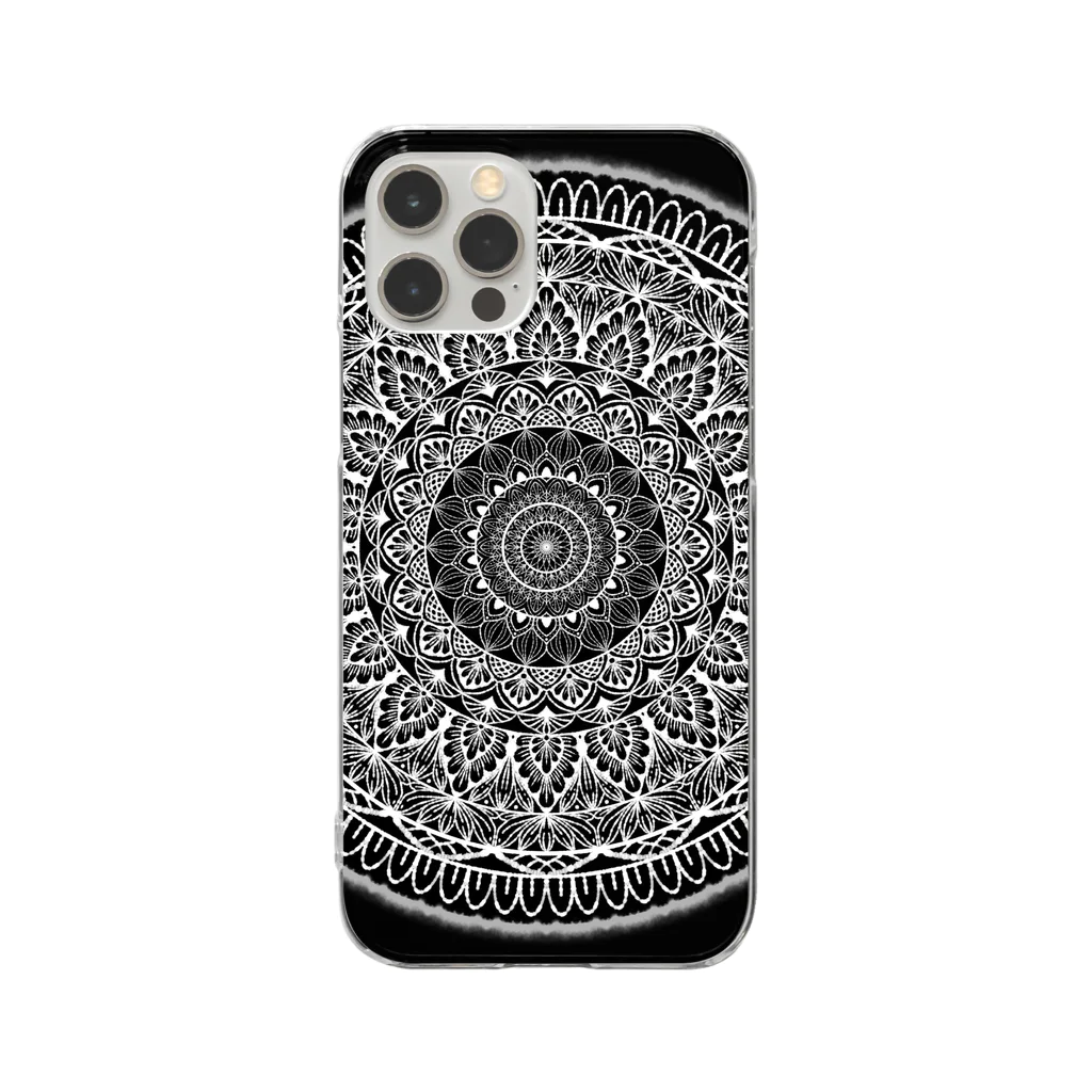 madokas mandalaの〜羅〜mandala art Clear Smartphone Case