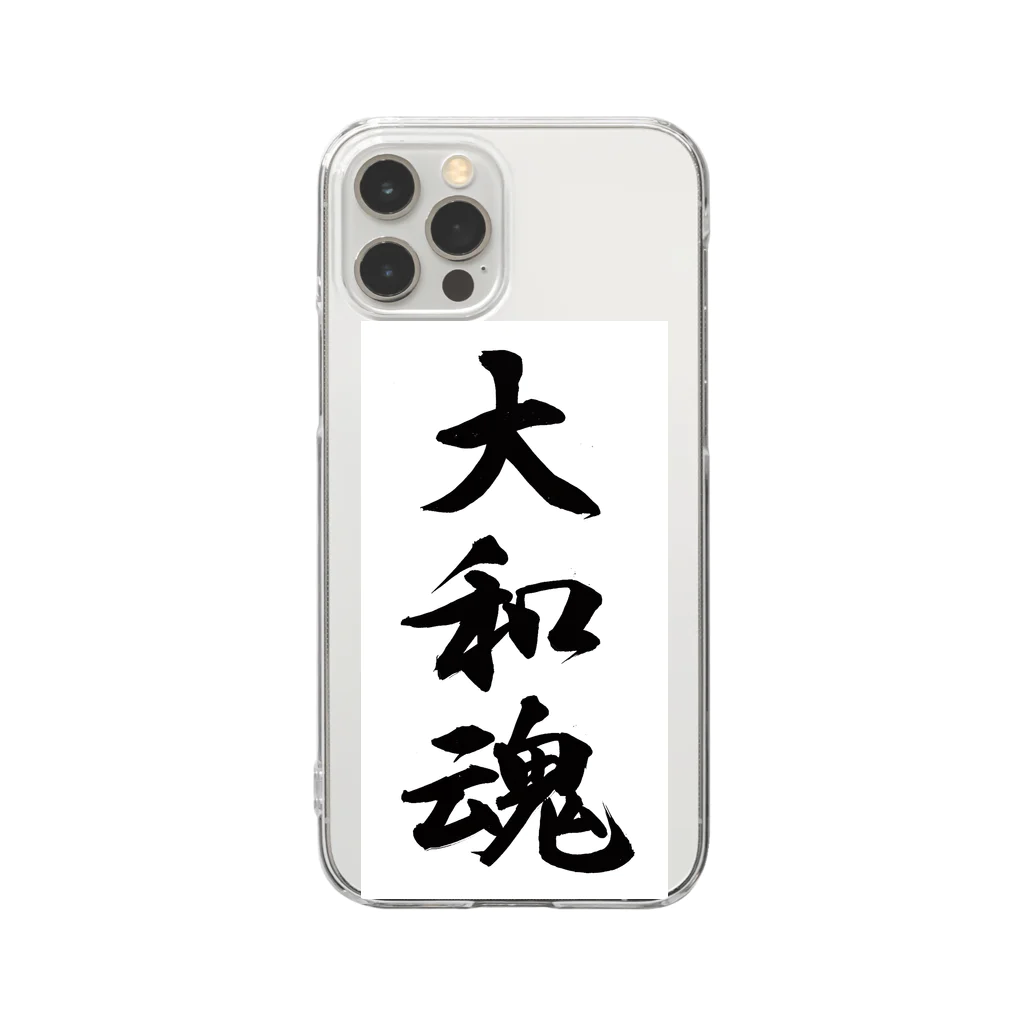 ぷにゃきち笑店の大和魂 Clear Smartphone Case