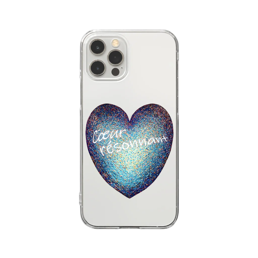 nissyheartのひびきあうハート　 Clear Smartphone Case