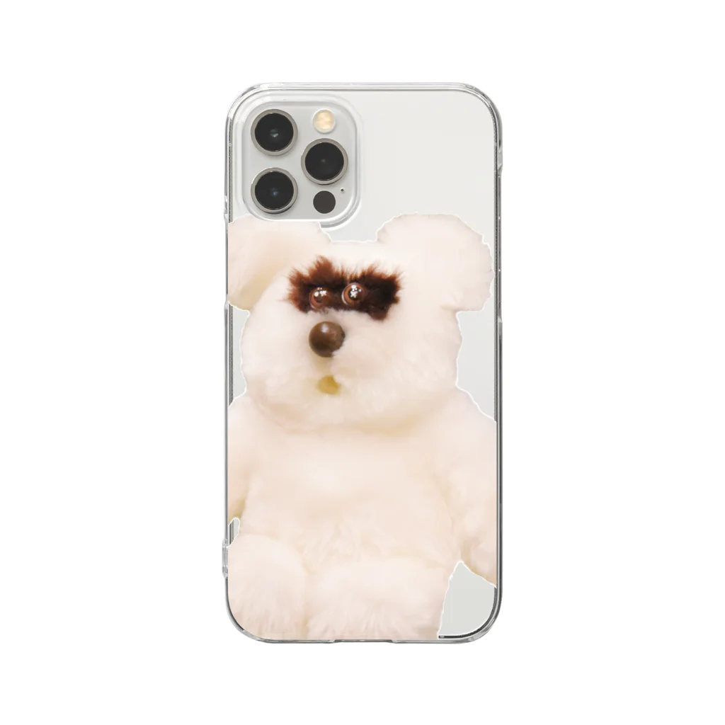 りのくまちゃんのリアルリノくまちゃんシリーズ Clear Smartphone Case