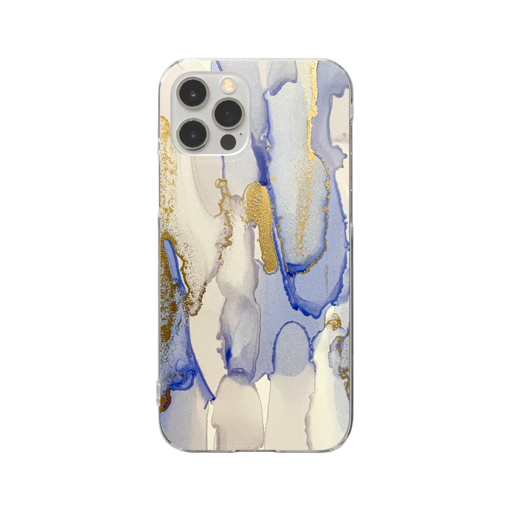 com eddy コムエディーのalcohol ink art №3 Clear Smartphone Case