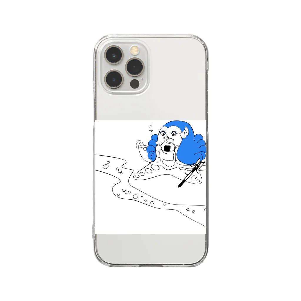 Amiの破魔矢アマビエ 『ウマ』 Clear Smartphone Case