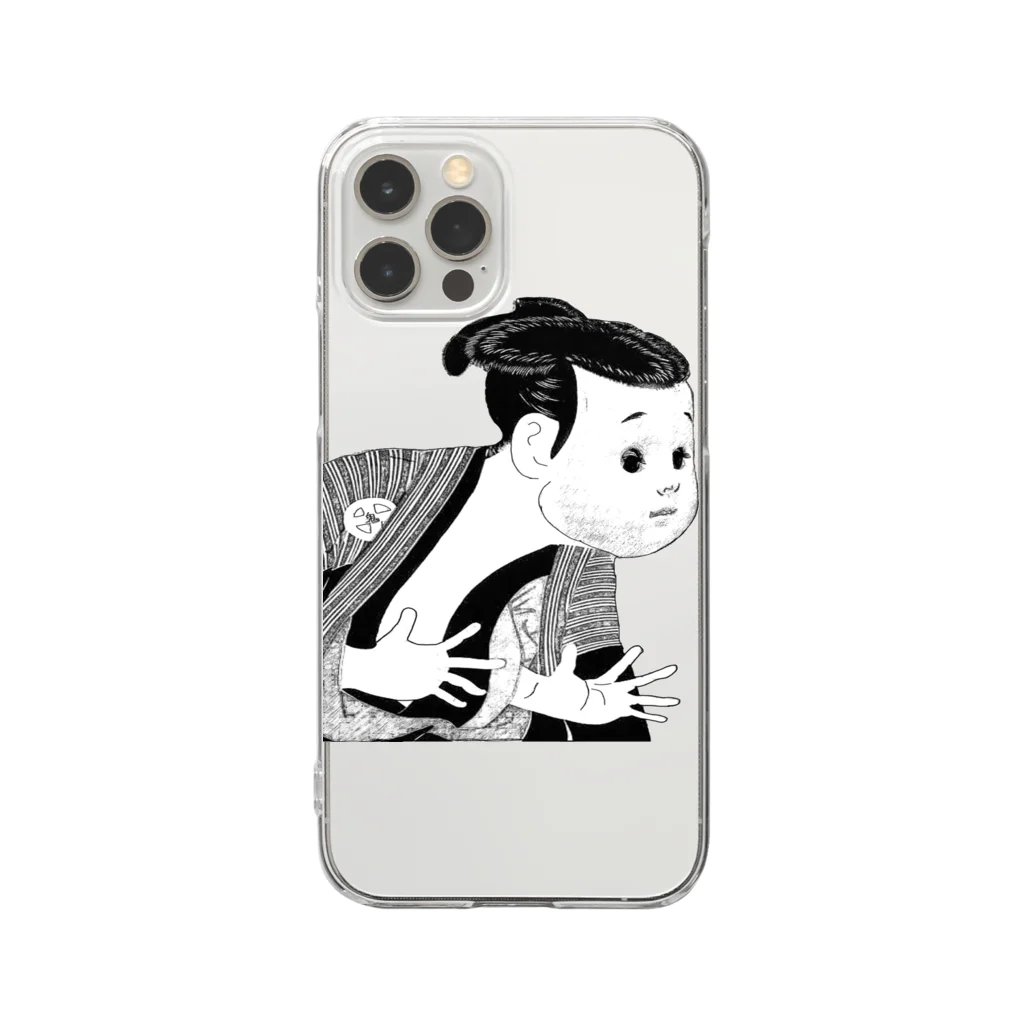 Ryoryonto の根っからの江戸っ子 Clear Smartphone Case