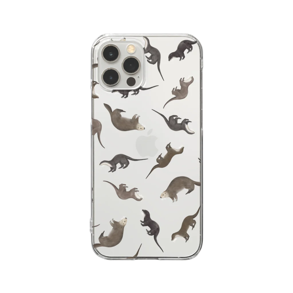 Five Otters in AsiaのFive Otters Clear Smartphone Case