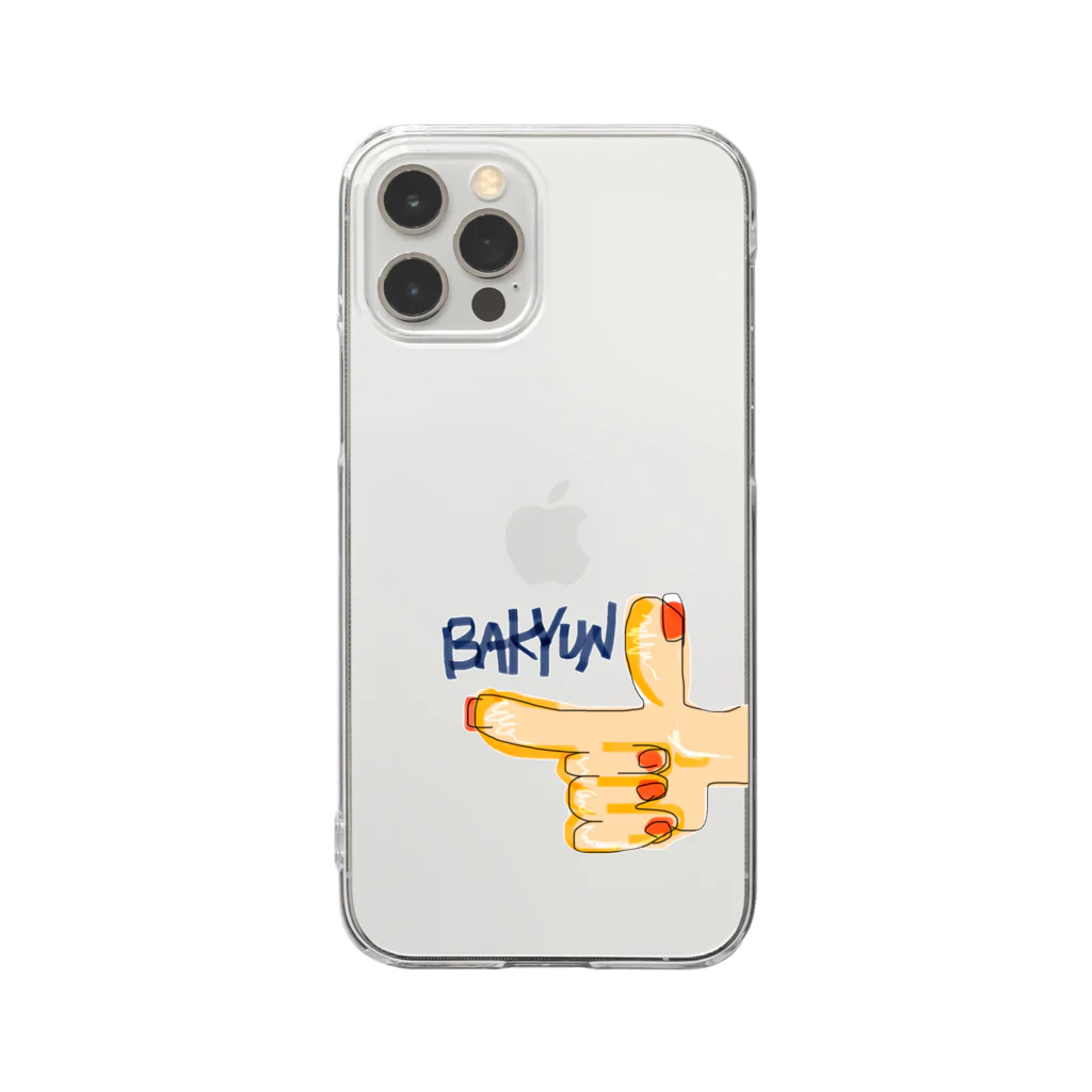 好きなものかきたがり屋。のbakyun Clear Smartphone Case