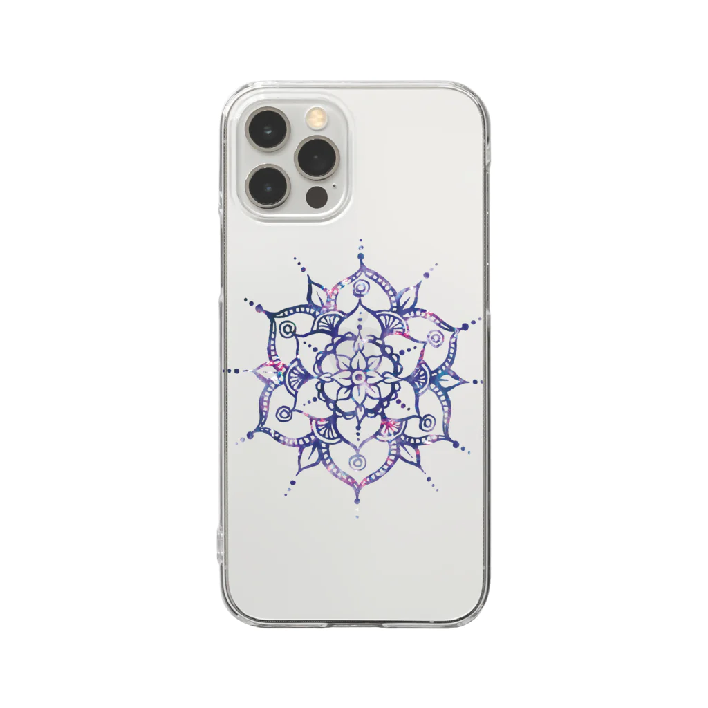 魔法のアイテム屋　SUZURI店のmandara Clear Smartphone Case