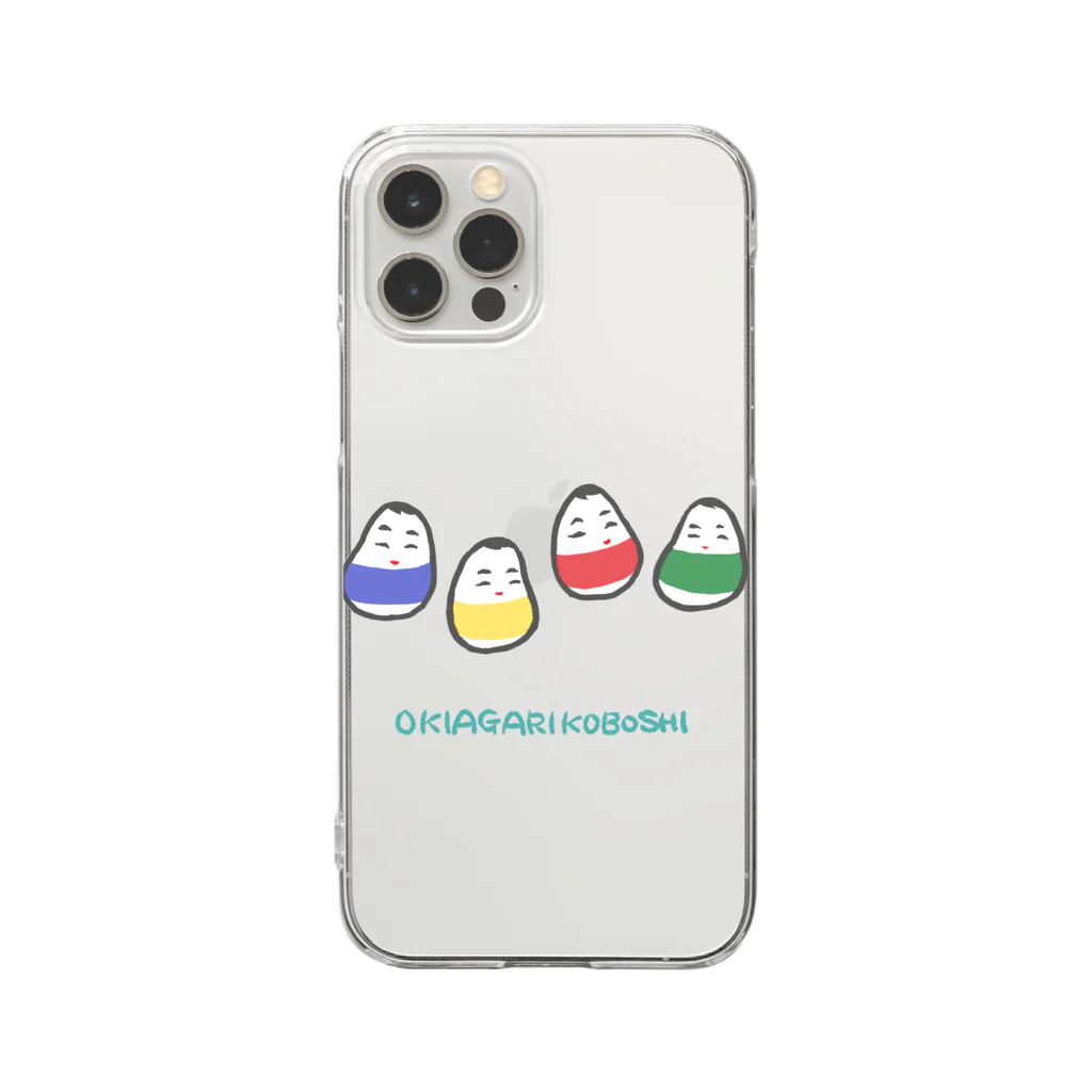 SU-KUのOKIAGARIKOBOSHI Clear Smartphone Case