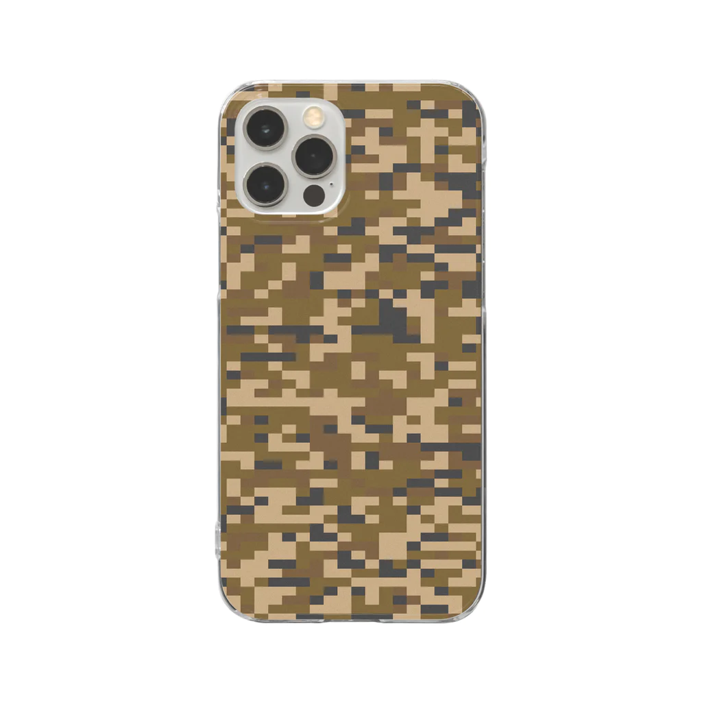 Military Casual LittleJoke のPixCamo  Deadtree  Clear Smartphone Case