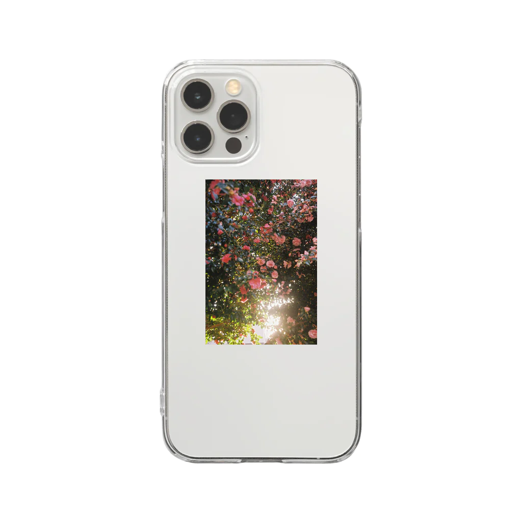 ひなたぼっこの街の花 Clear Smartphone Case