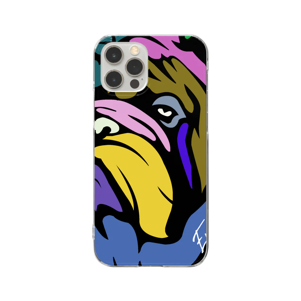 JOKERS FACTORYのBULLDOG Clear Smartphone Case