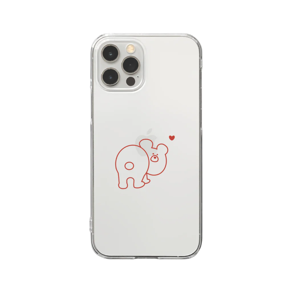 hug meのhug me bear Clear Smartphone Case