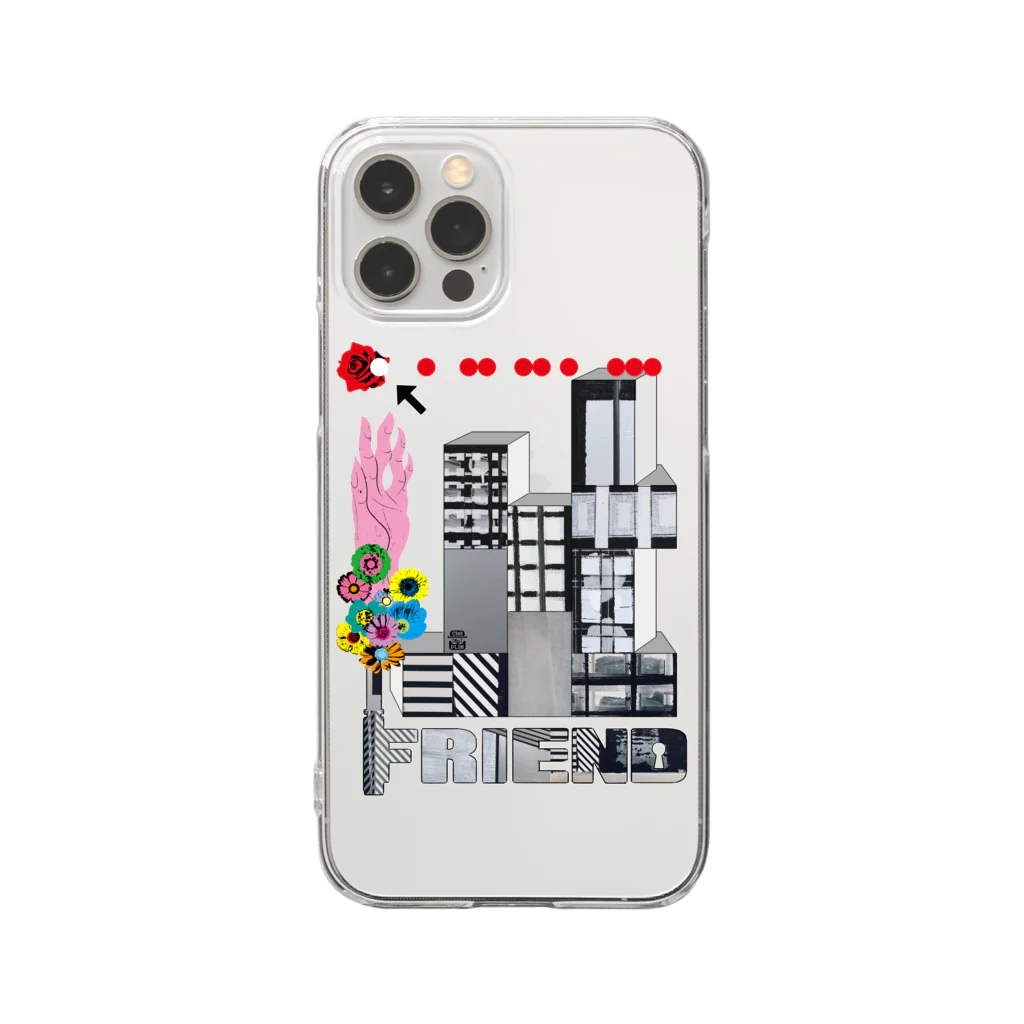 CHAiroiPLINの夜の都会 Clear Smartphone Case