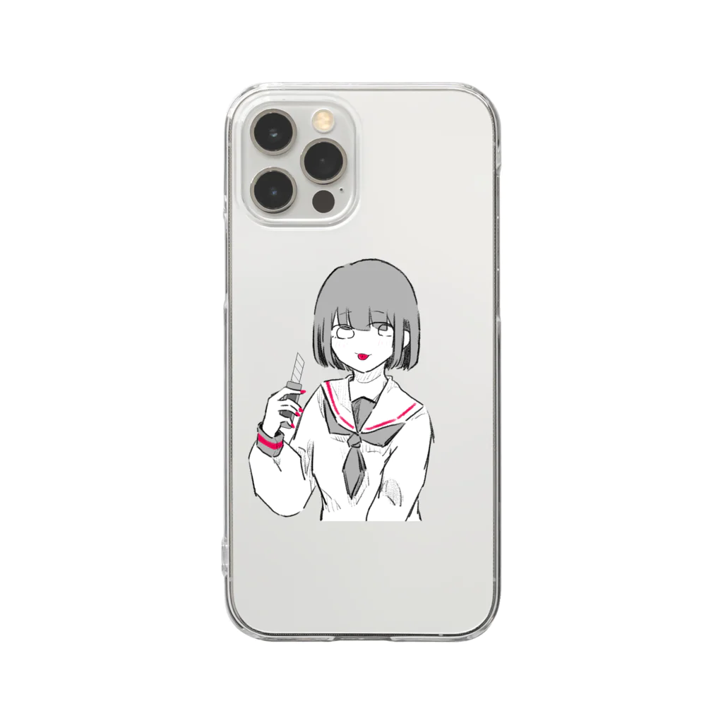 はちのすの桃の子 Clear Smartphone Case