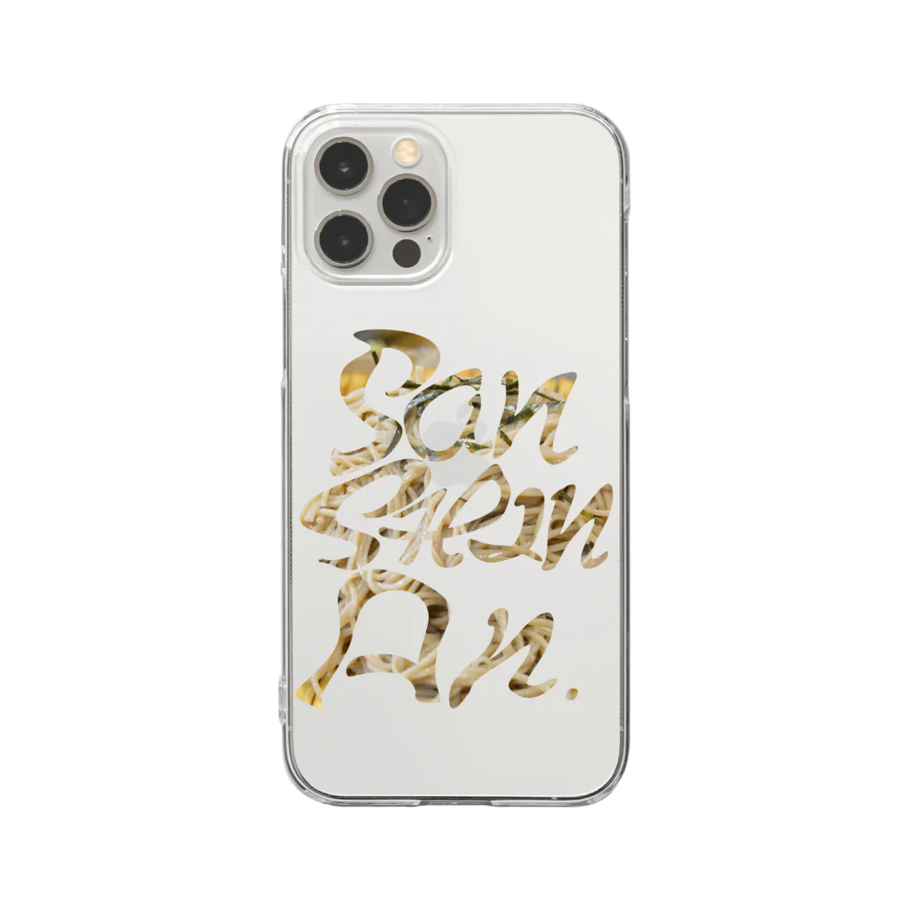 三心庵の三心庵のiPhone case Clear Smartphone Case