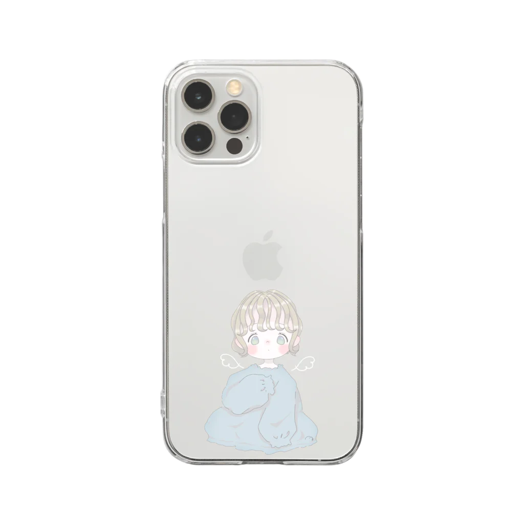 みくま🧸🍼の👼×🍼 Clear Smartphone Case