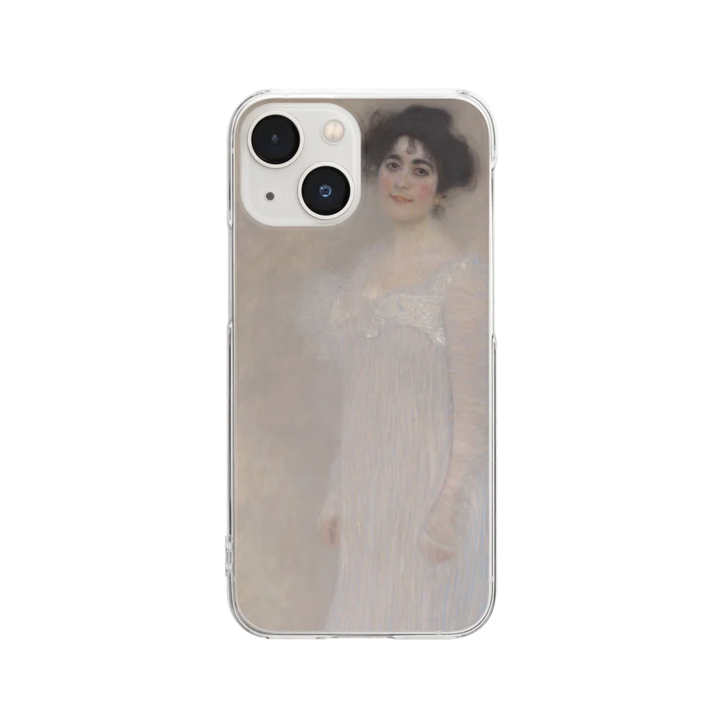 SONOTENI-ARTの001-009　グスタフ・クリムト　『セレナ・レーデラーの肖像』　クリア　スマホケース　iPhone 13mini/12mini/11Pro専用デザイン　CC4 Clear Smartphone Case