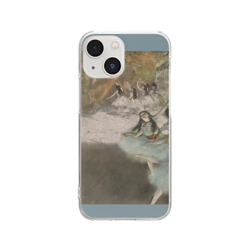 SONOTENI-ARTの007-008　エドガー・ドガ　『On the Stage』　クリア　スマホケース　iPhone 13mini/12mini/11Pro専用デザイン　CC4 Clear Smartphone Case