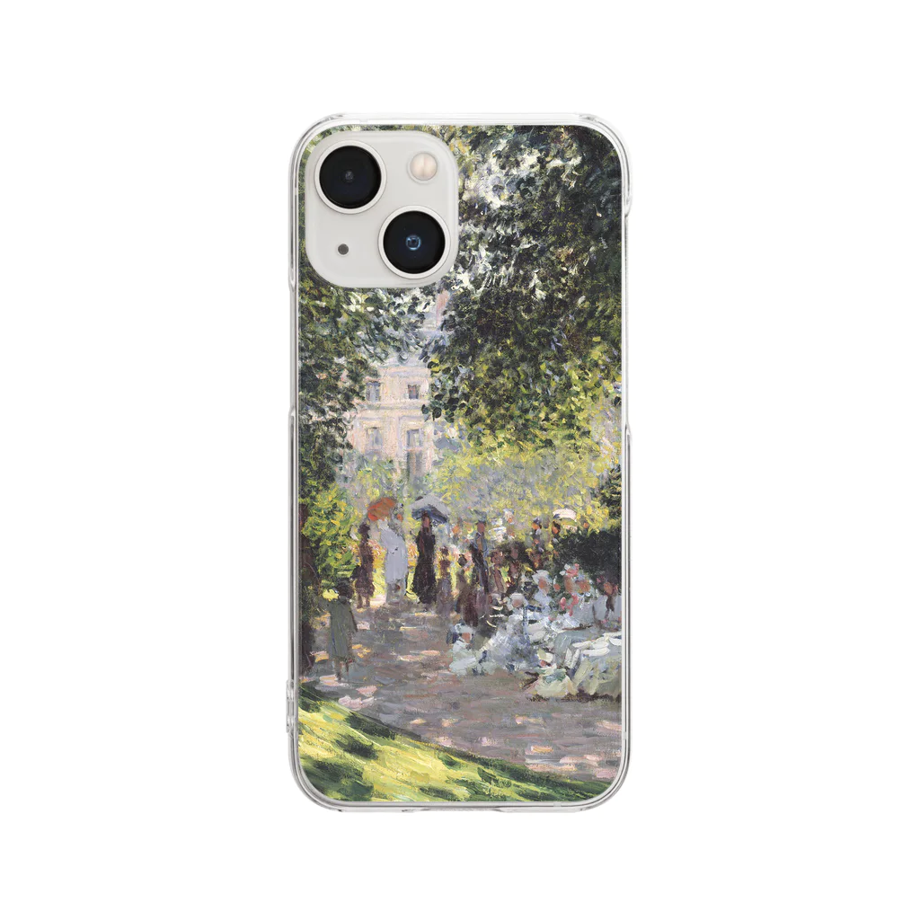 SONOTENI-ARTの004-015　クロード・モネ　『モンソー公園』　クリア　スマホケース　iPhone 13mini/12mini/11Pro専用デザイン　CC4 クリアスマホケース