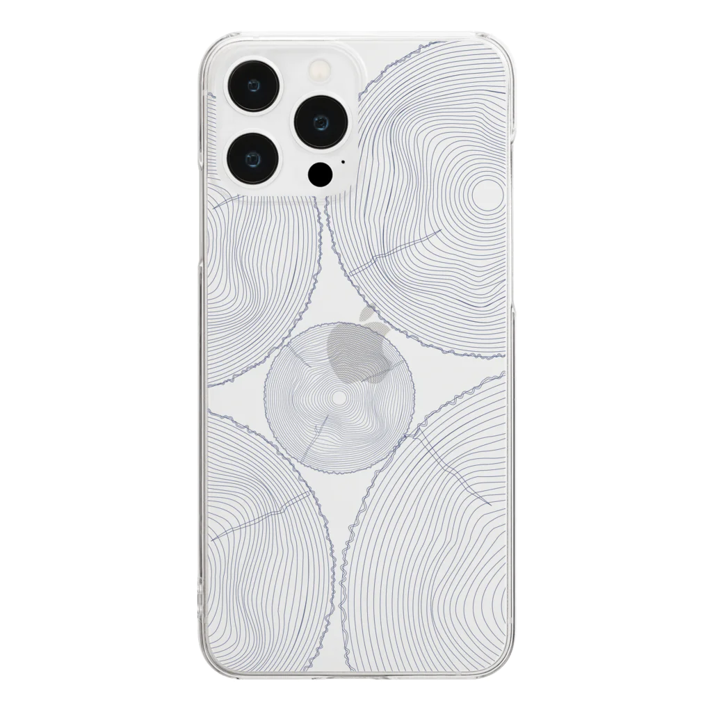 STUDIO KAGARIのmokumokuケース Clear Smartphone Case