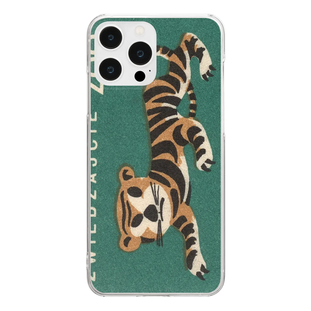 YS VINTAGE WORKSのポーランド動物園　今年の干支！虎　パート２ Clear Smartphone Case