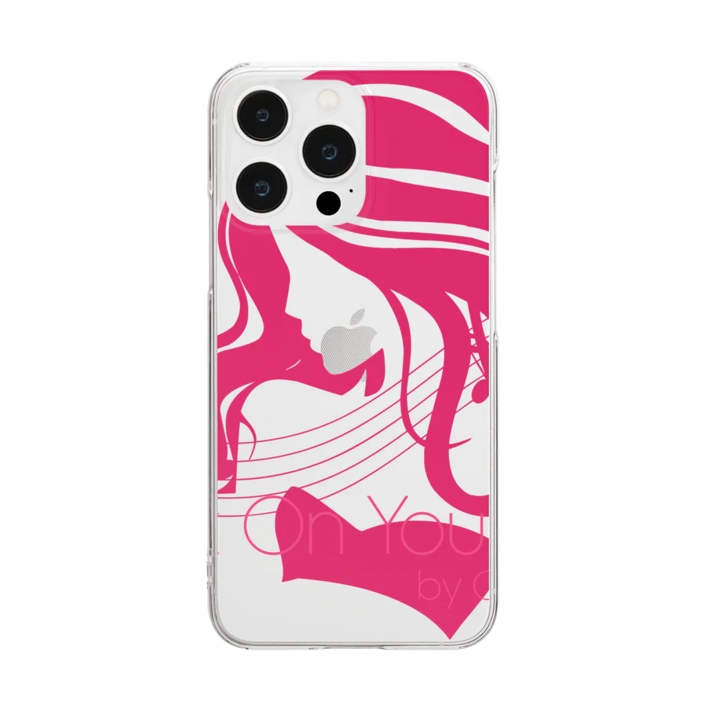 JOKERS FACTORYのLIPSTICK ON YOUR COLLAR Clear Smartphone Case