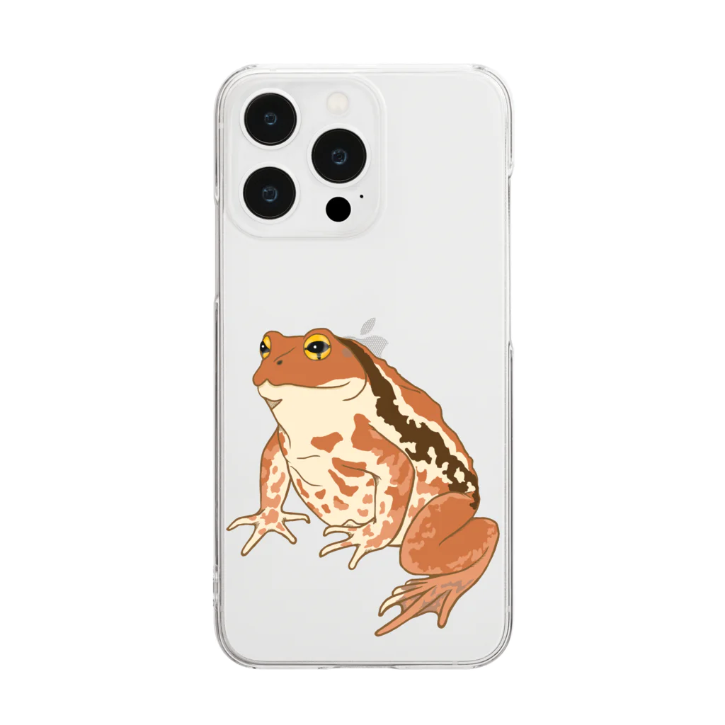 LalaHangeulのヒキガエルさん　文字無し Clear Smartphone Case