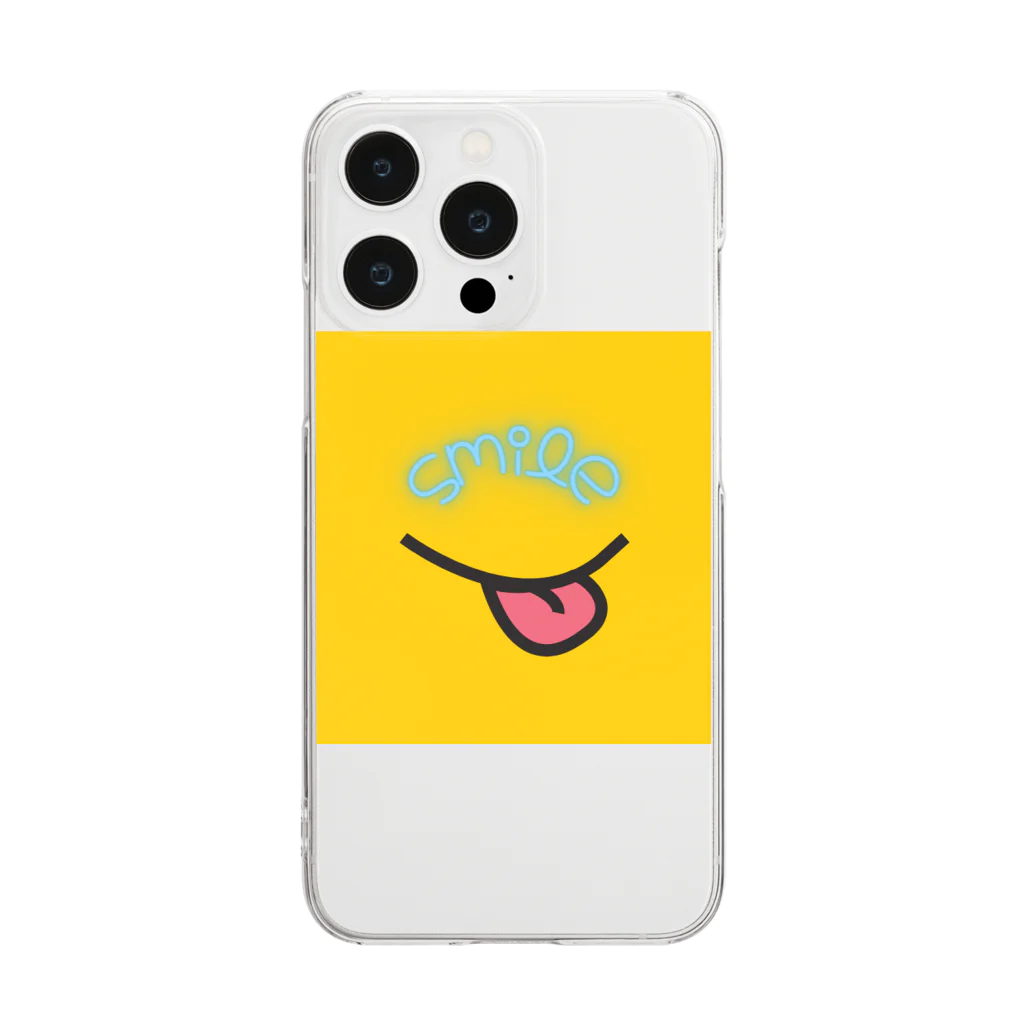 candy1063のsmile  Clear Smartphone Case