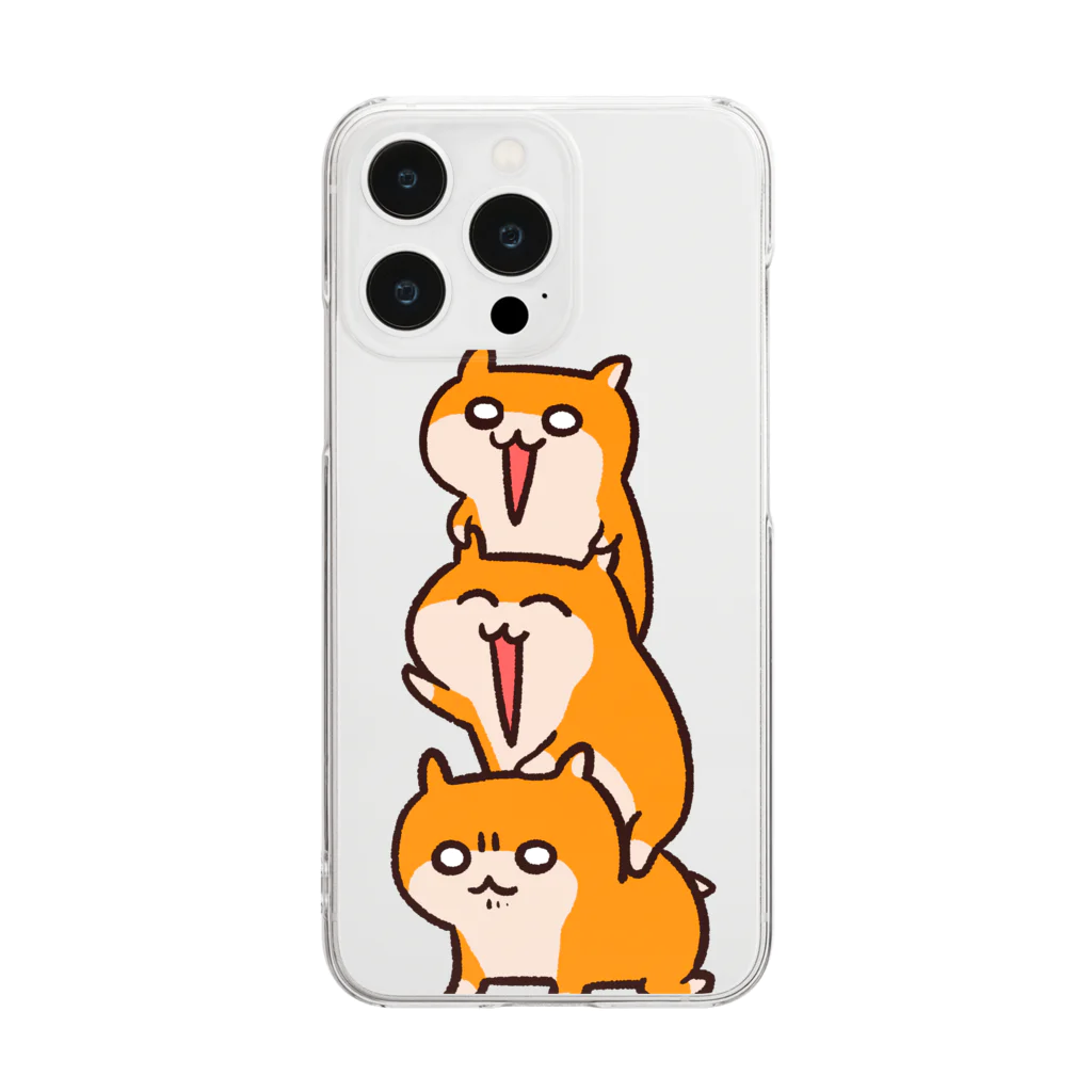 NORICOPOのクソハムトリオ Clear Smartphone Case