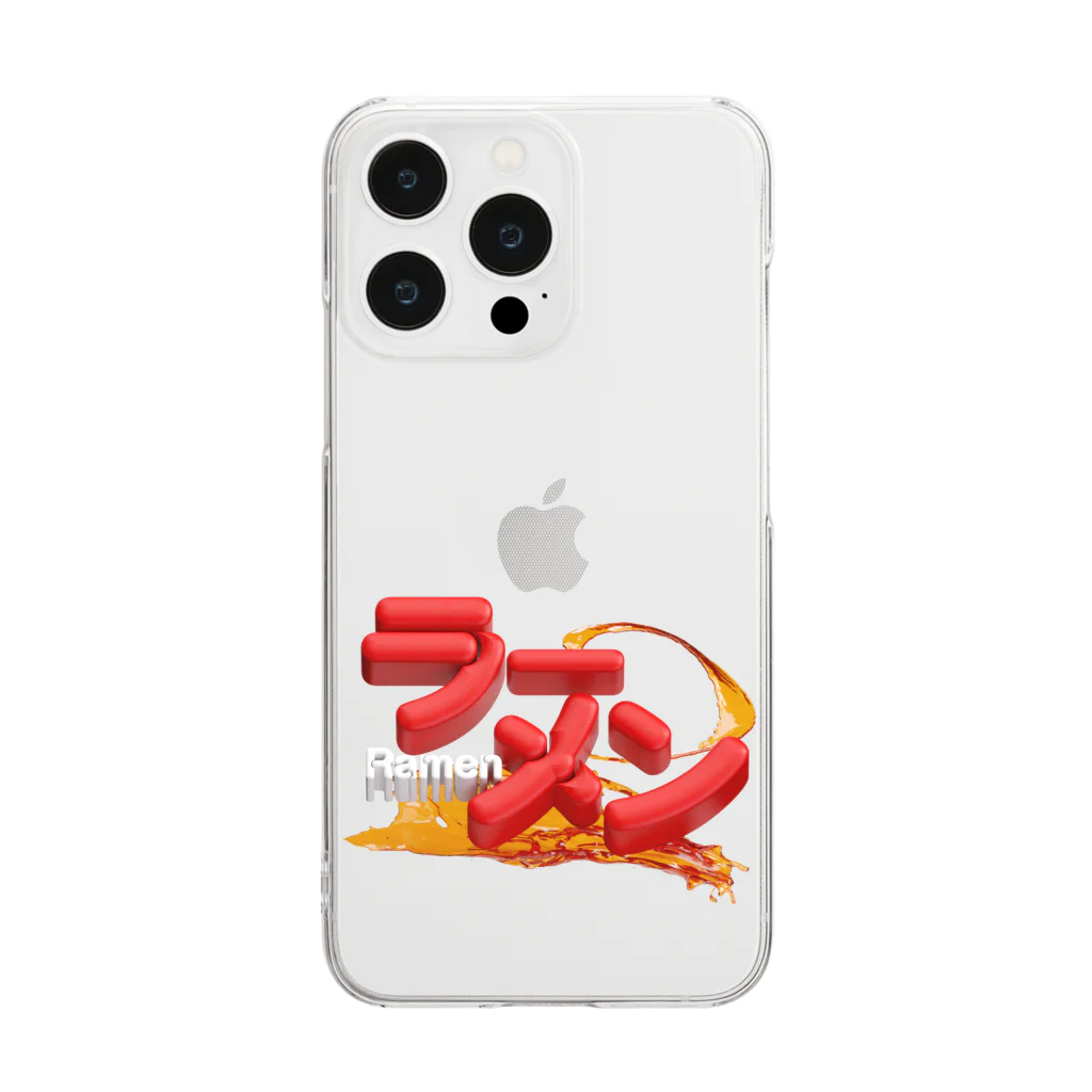 DESTROY MEのラーメン🍜 Clear Smartphone Case